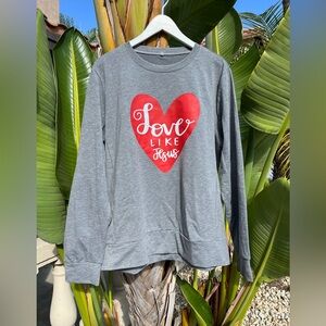 Love Like Jesus 💗✝️💗 Faith Christ Christian Belief Religion Heart Church Bible